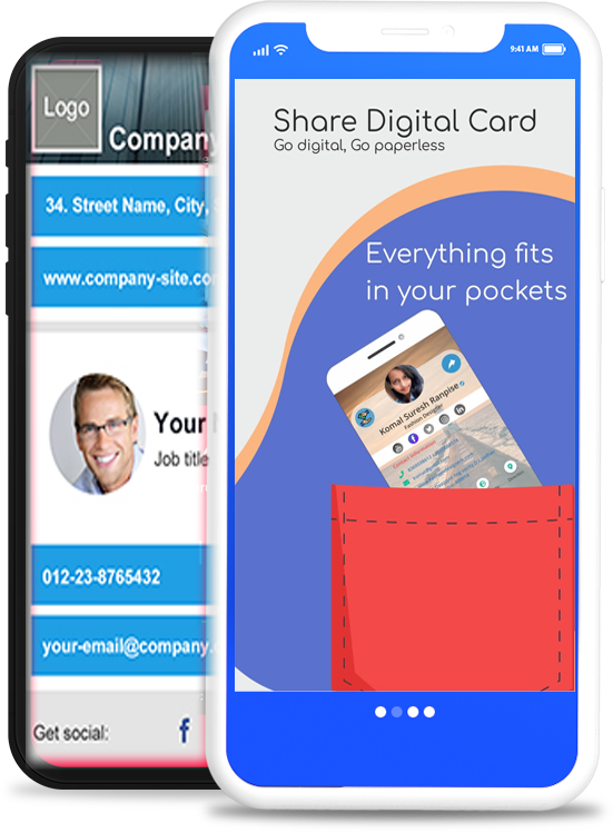 Digital ID Application Digital Visiting Card Digital Business Card Mini site